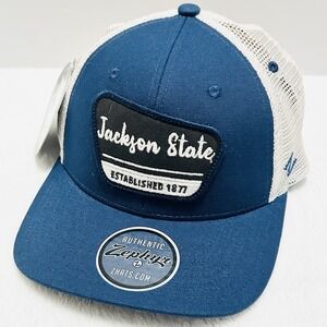 Zephyr‎ Jackson State Tigers State Park Hat Cap Adjustable Snapback Blue NCAA